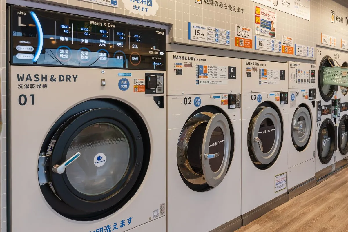 布団をコインランドリーで洗濯する手順・料金・乾燥時間